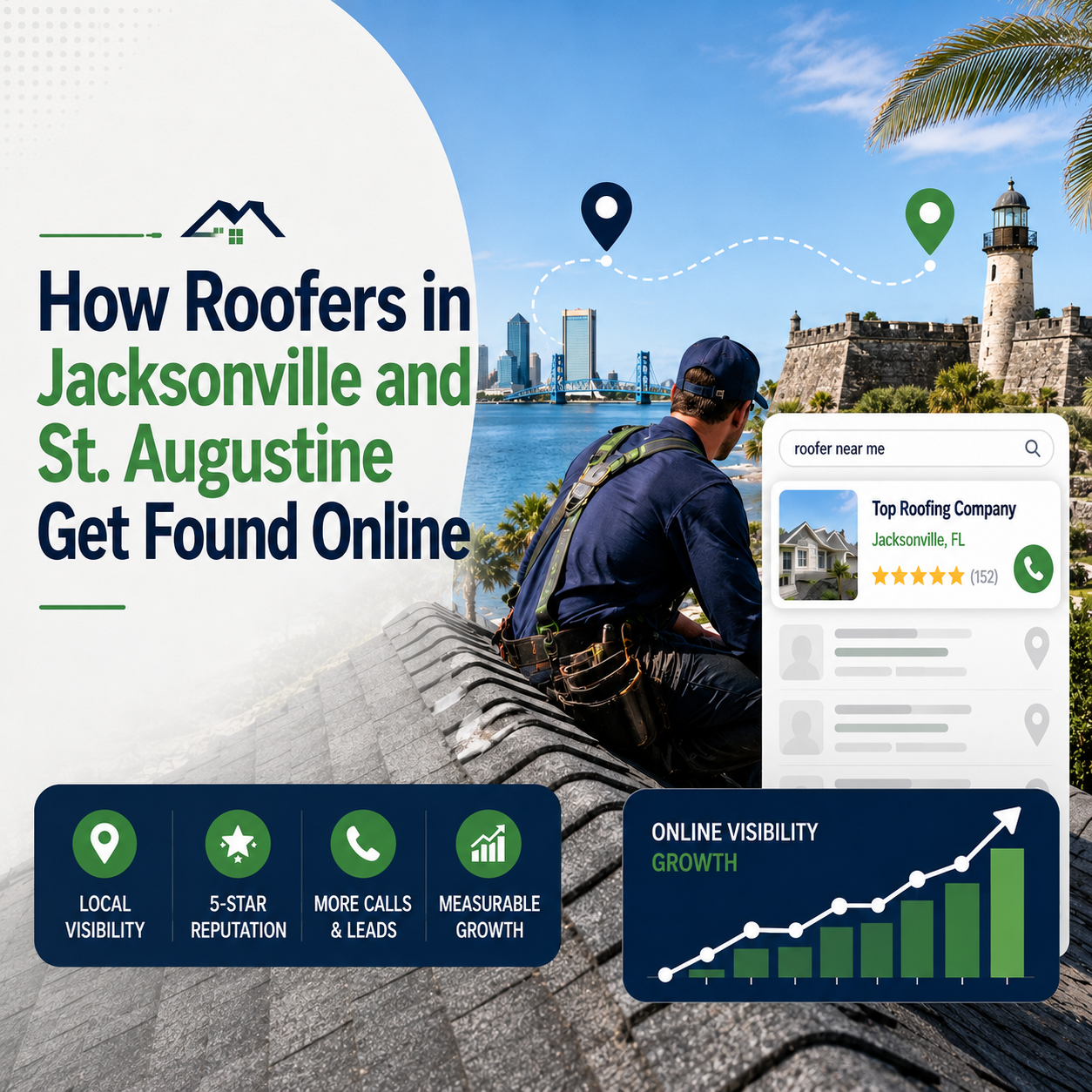 Roofers Marketing in Jacksonville and St Augustine