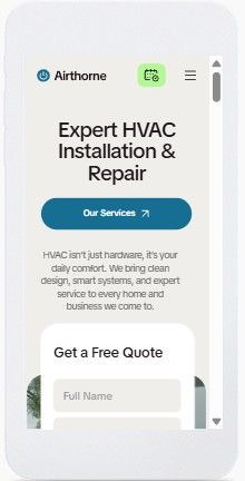 A clean, mobile site that turns visitors into calls