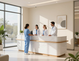 Welcoming dental office reception at BrightSmile Family Dentistry