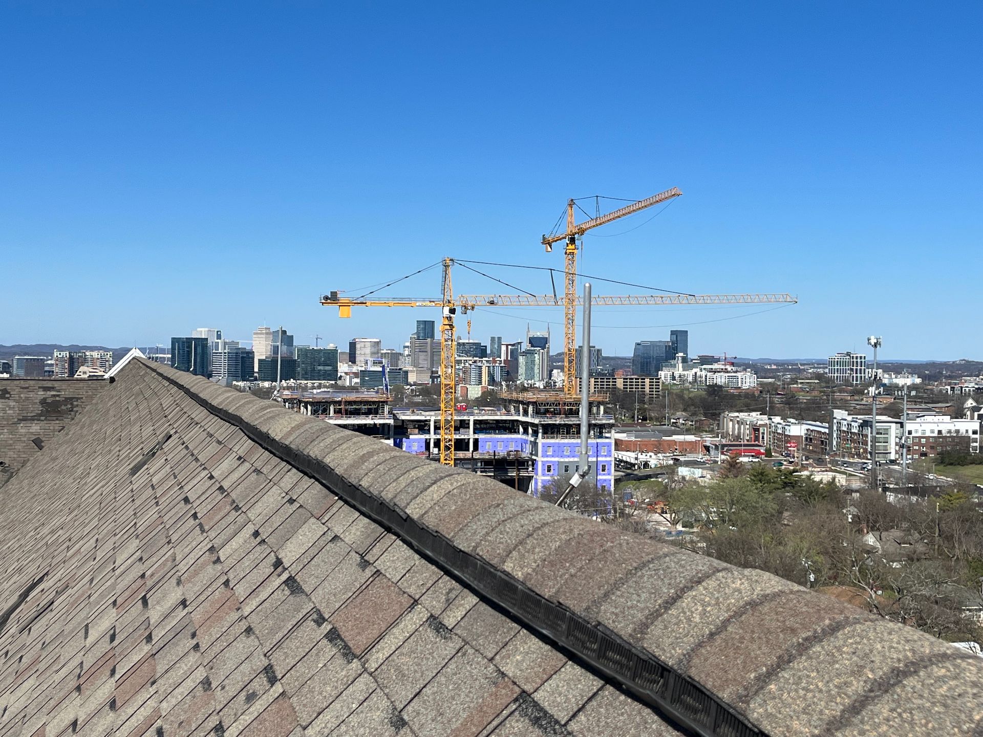 Commercial roofing project completed by W. C. Louis Roofing Company in Middle Tennessee