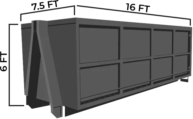 25 yard dumpster