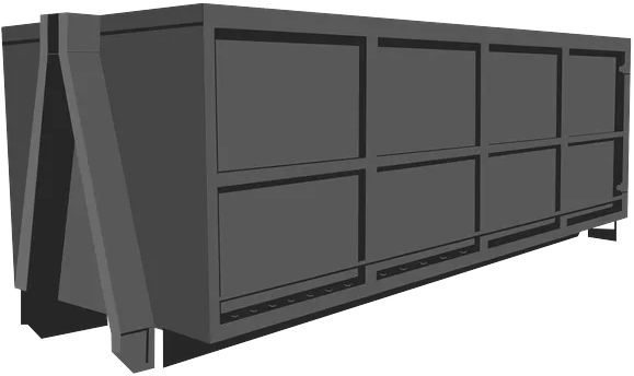 Concrete Dumpster