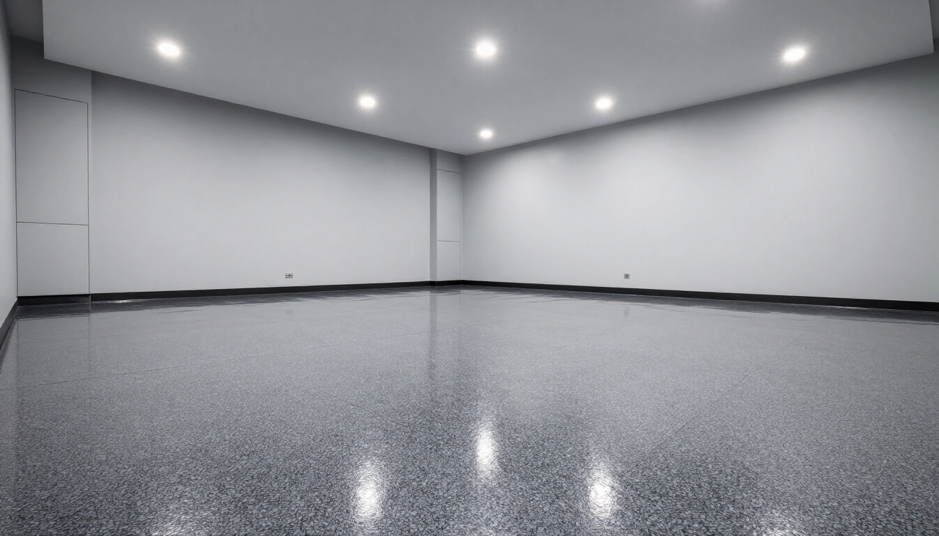 Comparison of different epoxy flooring systems in a residential setting.