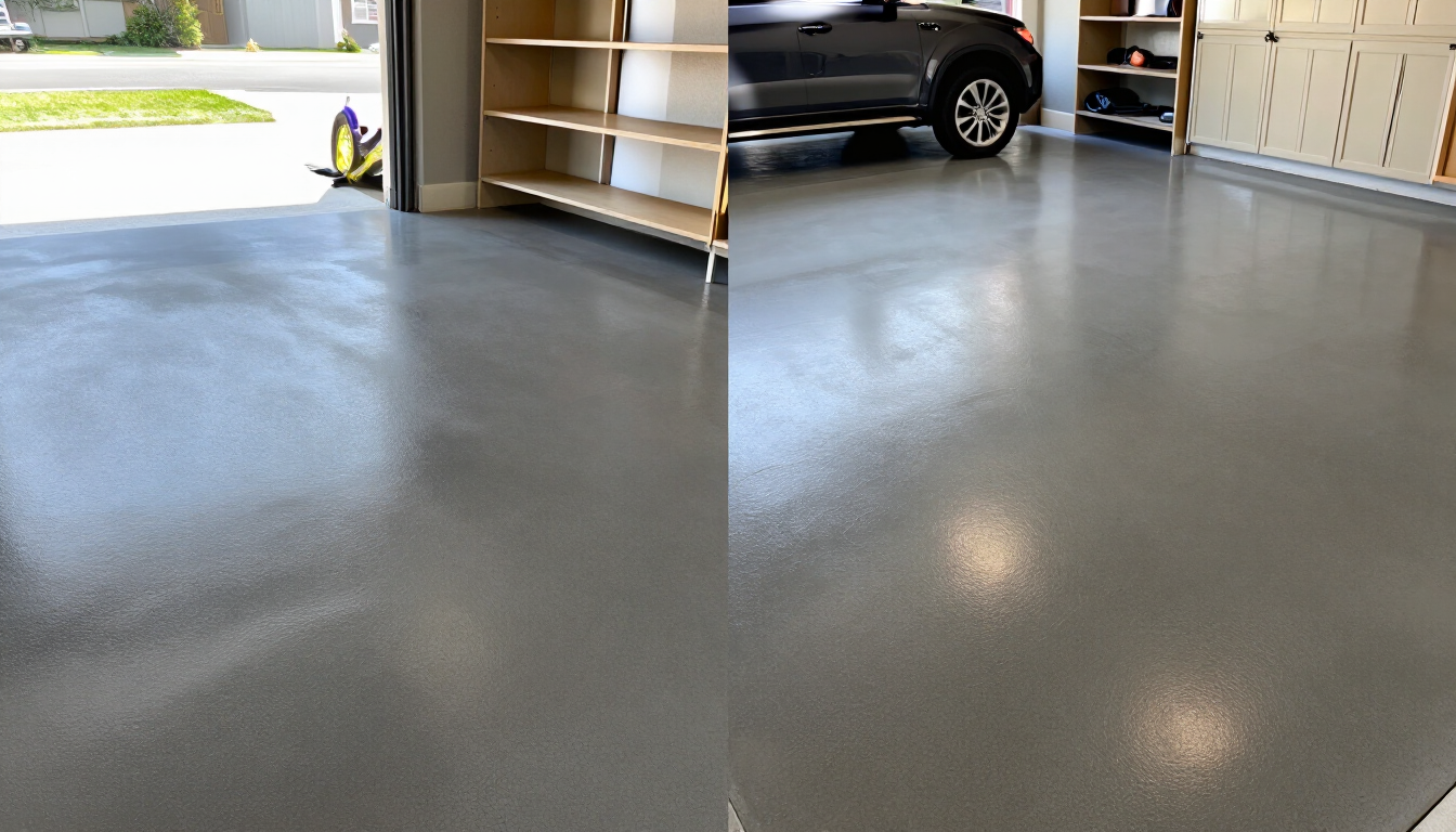 Epoxy vs polyaspartic garage floor coating comparison