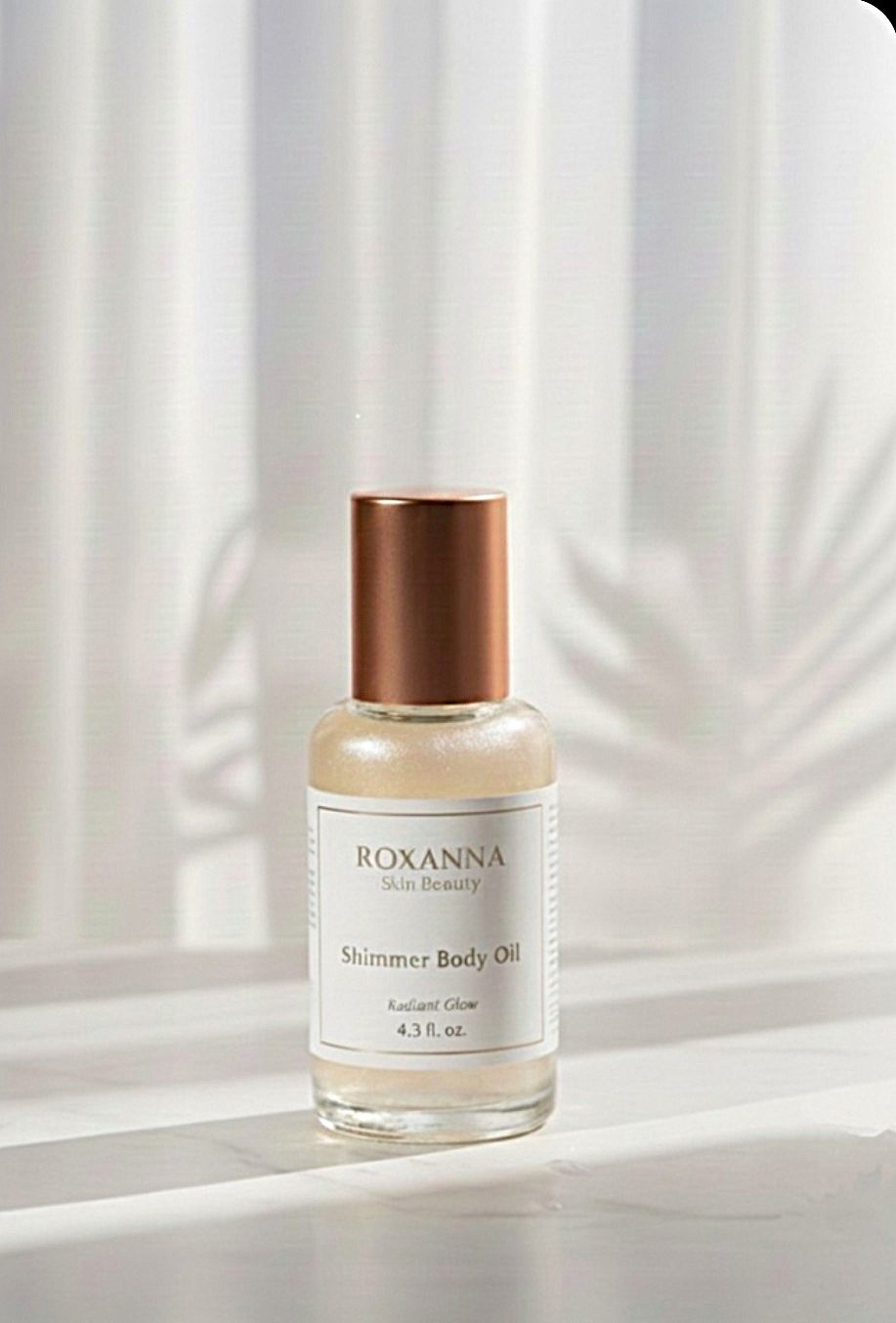 Блестящо масло за тяло - Roxanna Skin Beauty (118 мл.)