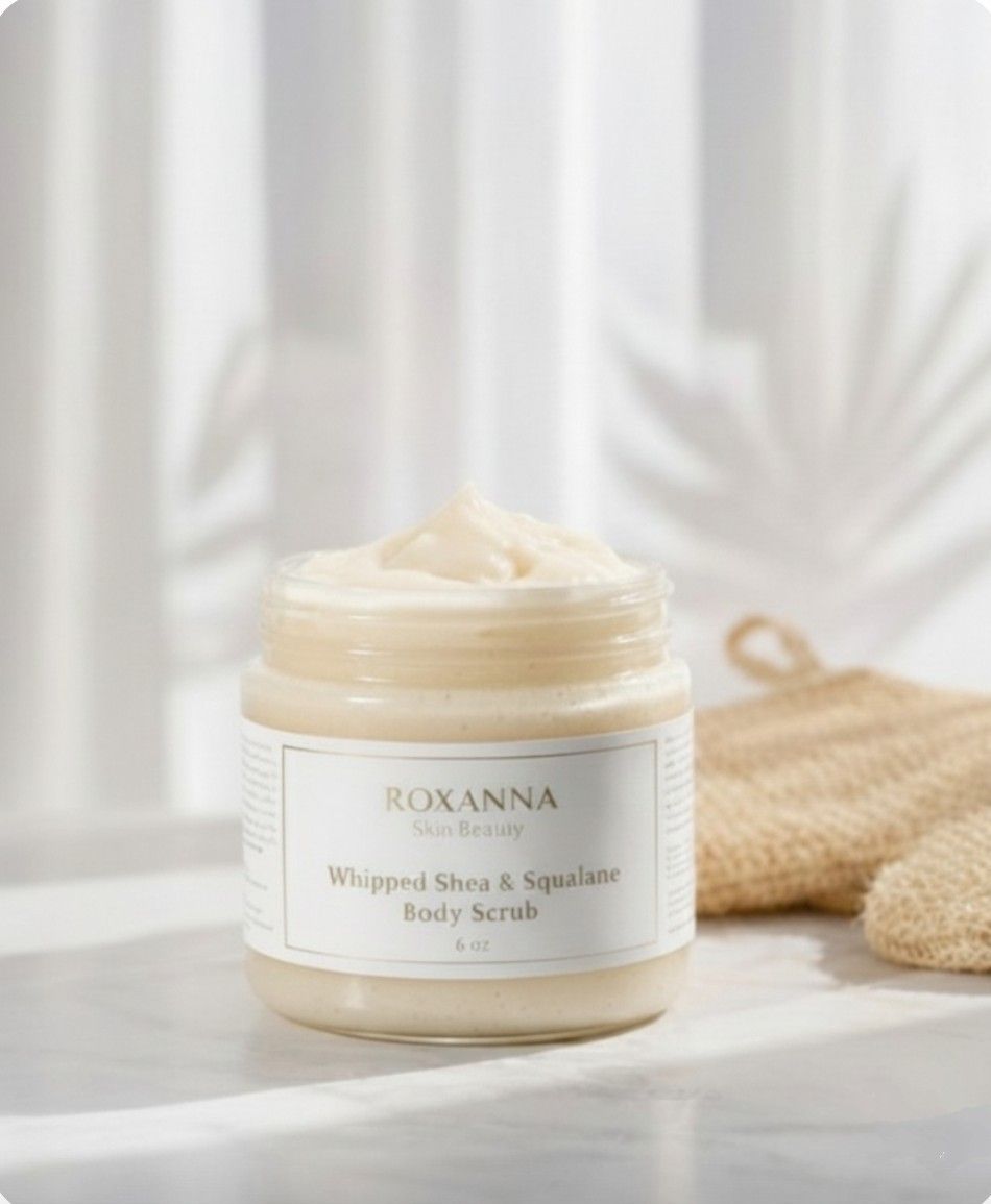 WHIPPED BODY SCRUB   |  6 oz. |   Roxanna Collection