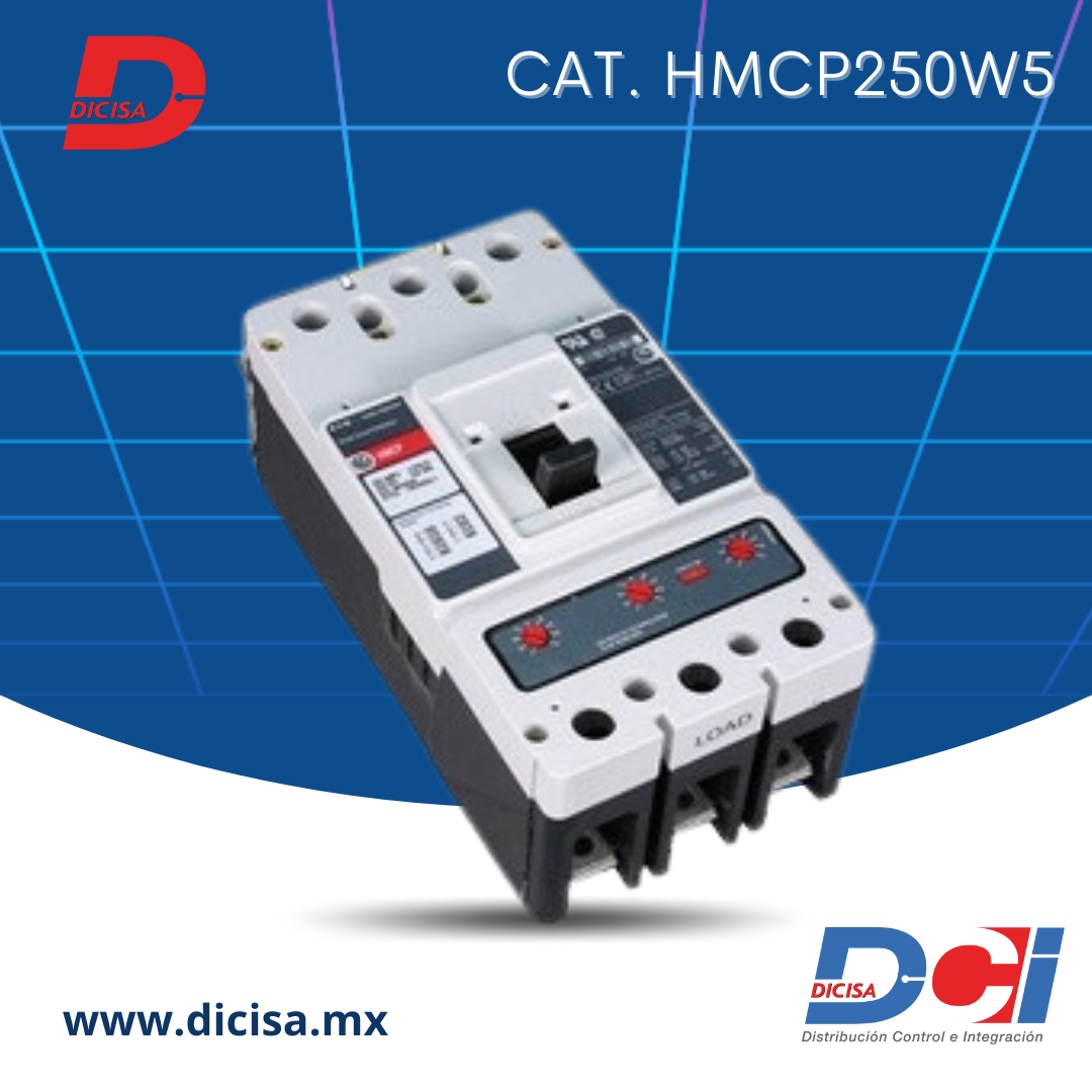 INTERRUPTOR TERMOMAG. 3P 250A CAJA MOLDEADA
