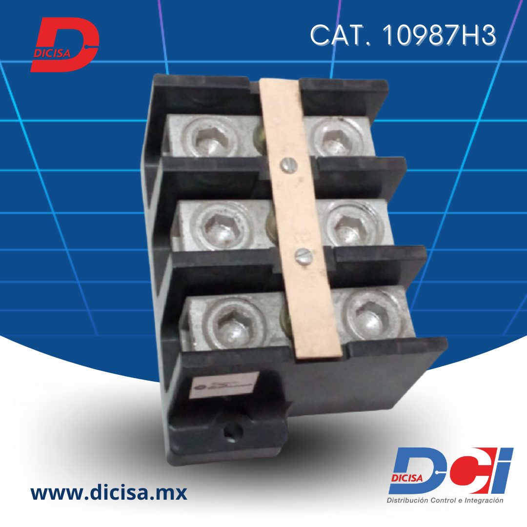 BANCO TERMINAL 225A 600Vca 3P