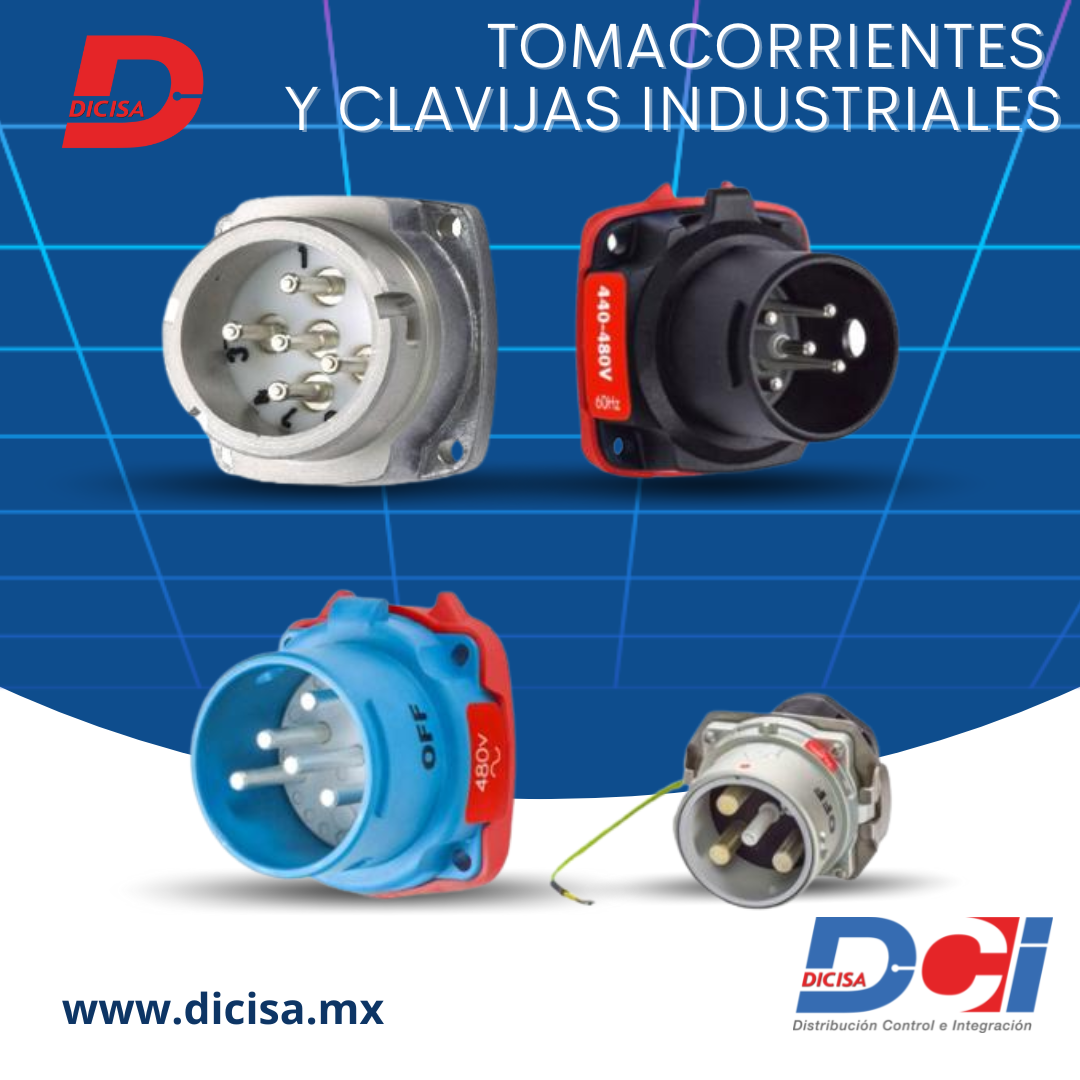 Tomacorrientes y clavijas industriales
