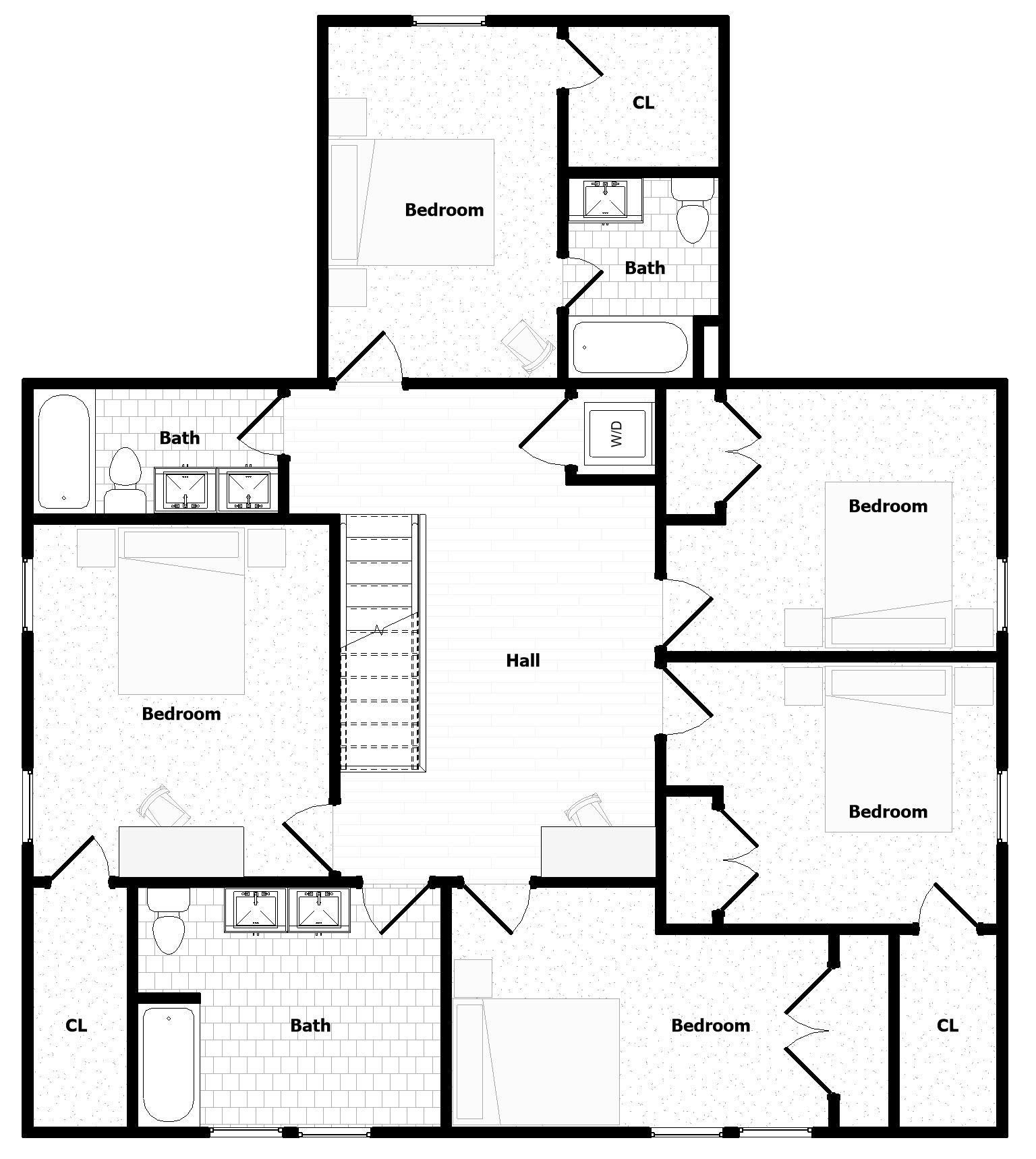 Floor plan of 165 Prall Second Floor