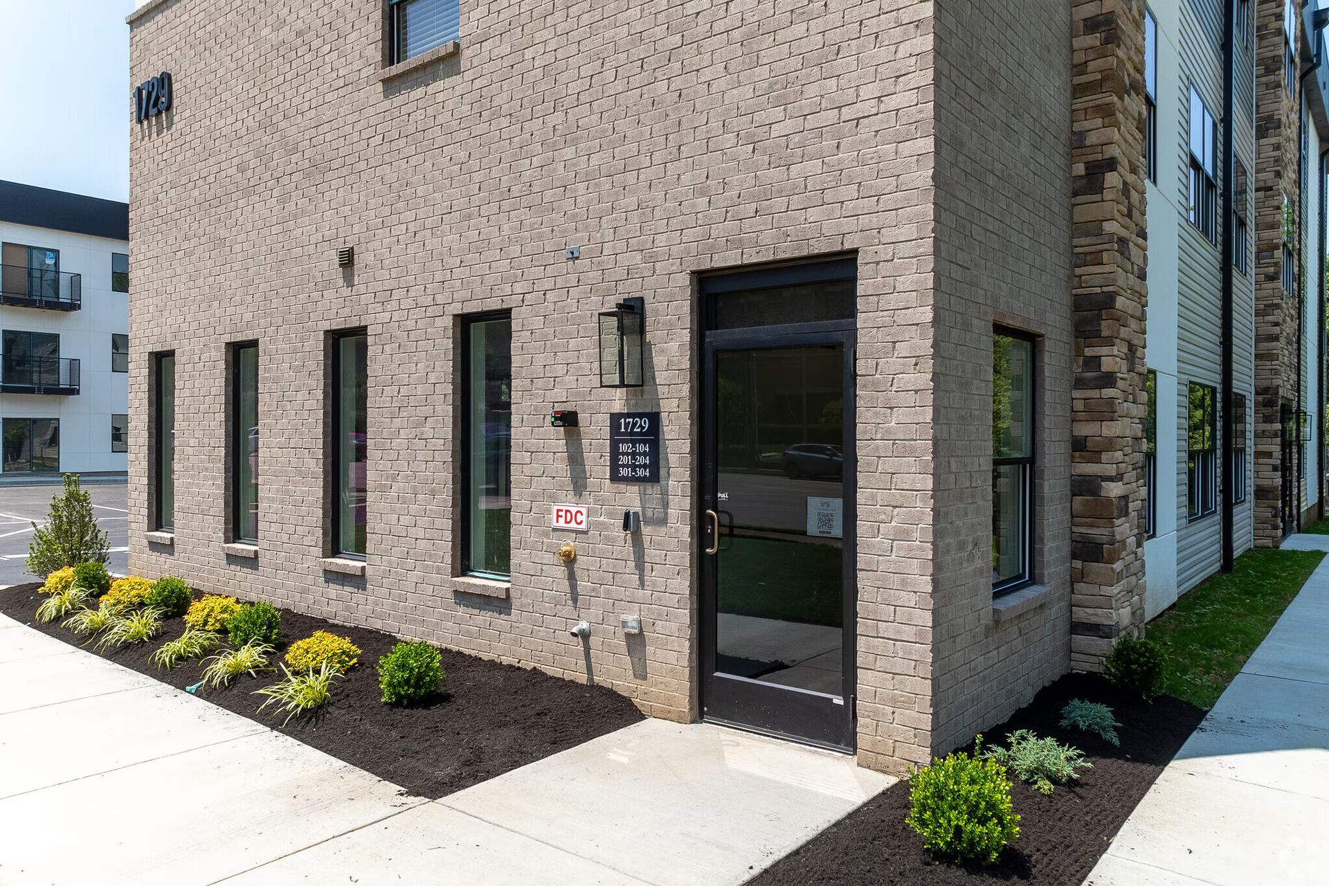 Photo of a building entrance