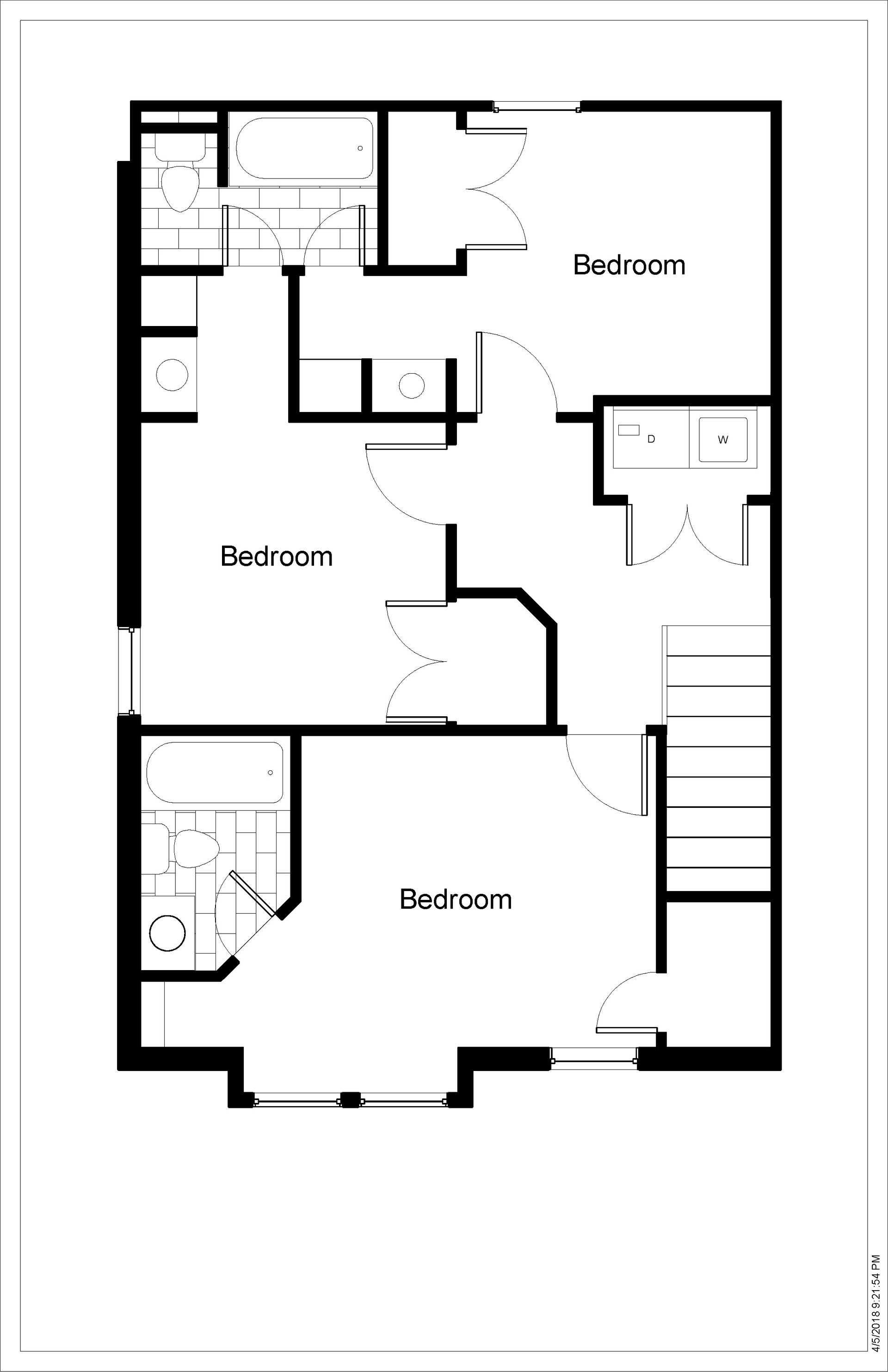 Floor plan of 148 Burley Ave.
