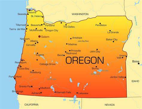 Oregon Map