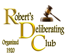 Robert's Deliberating Club Logo