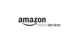 Amazon Home Services logo on a white background