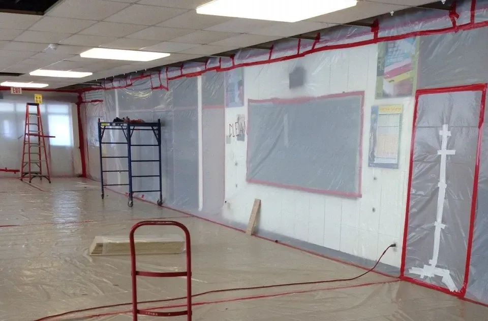 mold treatment on a wall in Medford, OR