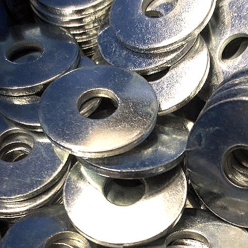 Beilagscheiben, Abstandsscheiben für Montage von Maschinenschrauben