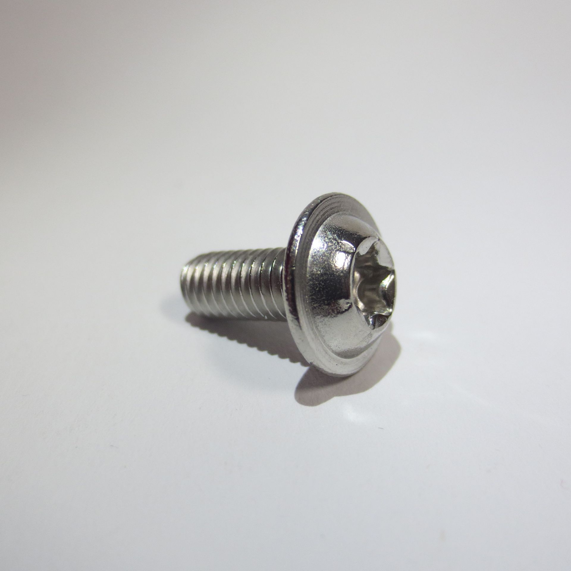 Schrauben mit abgeflachtem Halbrundkopf und TX mit Bund, Torx, ULF 
DIN 34805-2, ~ ISO 7380-2