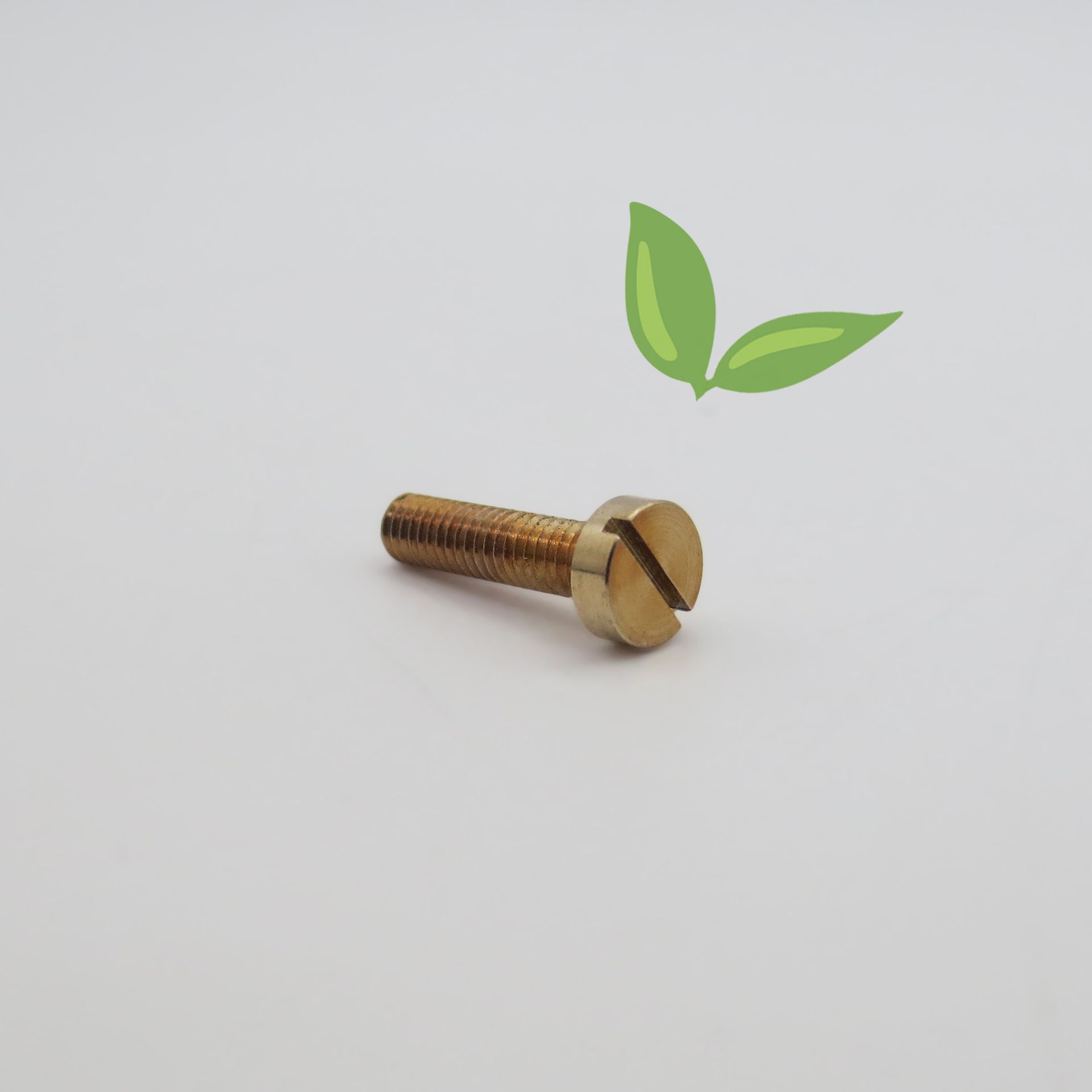 Zylinderschraube mit Schlitz
nach DIN 84 ECOBRASS® Messing blank (bleifrei)