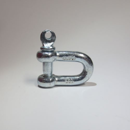 Schäkel, ~DIN 82101 Form A und B
Bolzen M 5 - M 39,  
Stahl verzinkt und Edelstahl A2 

