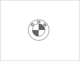 Il logo BMW, costituito da un cerchio con un quadrante centrale bianco e blu e le lettere 