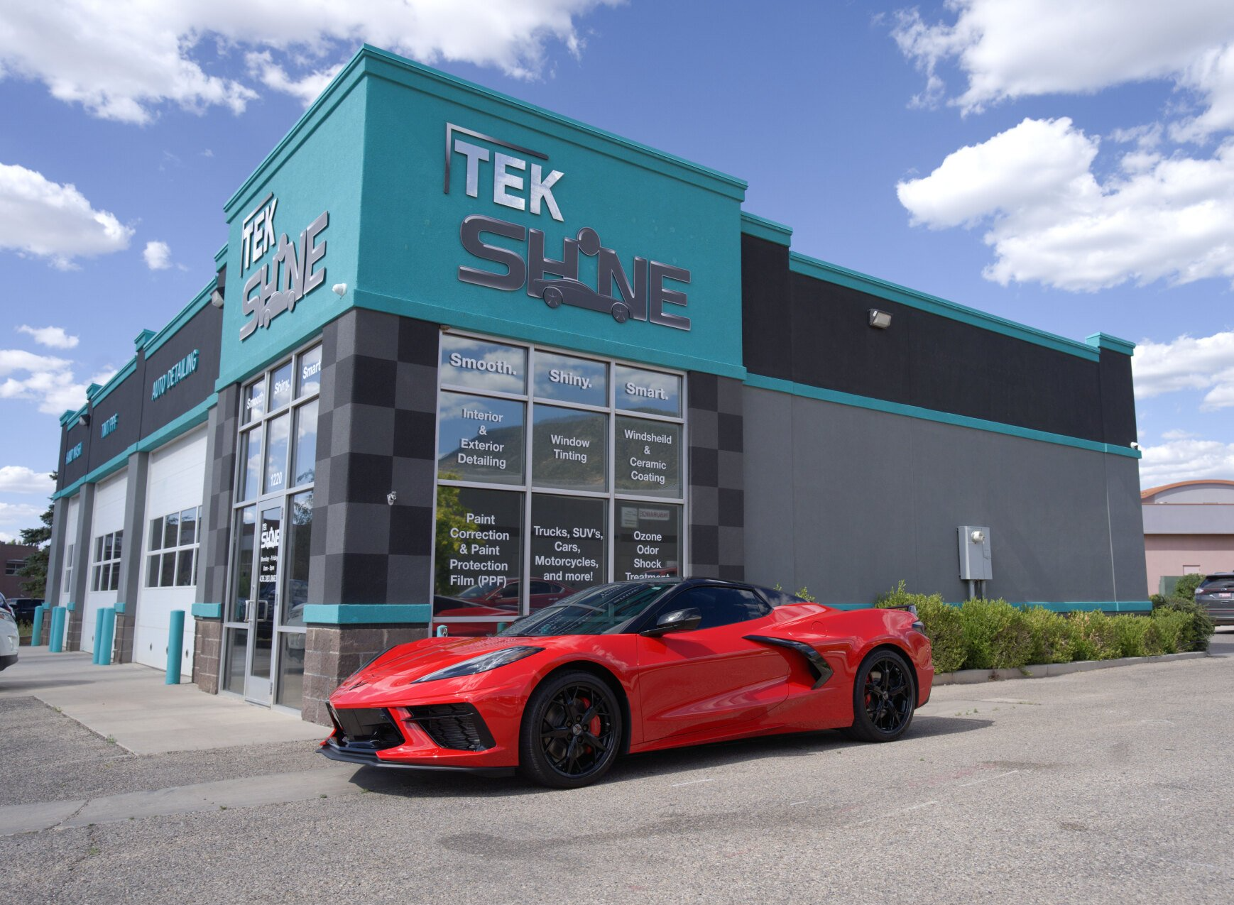 ceramic coated vehicle by TekShine