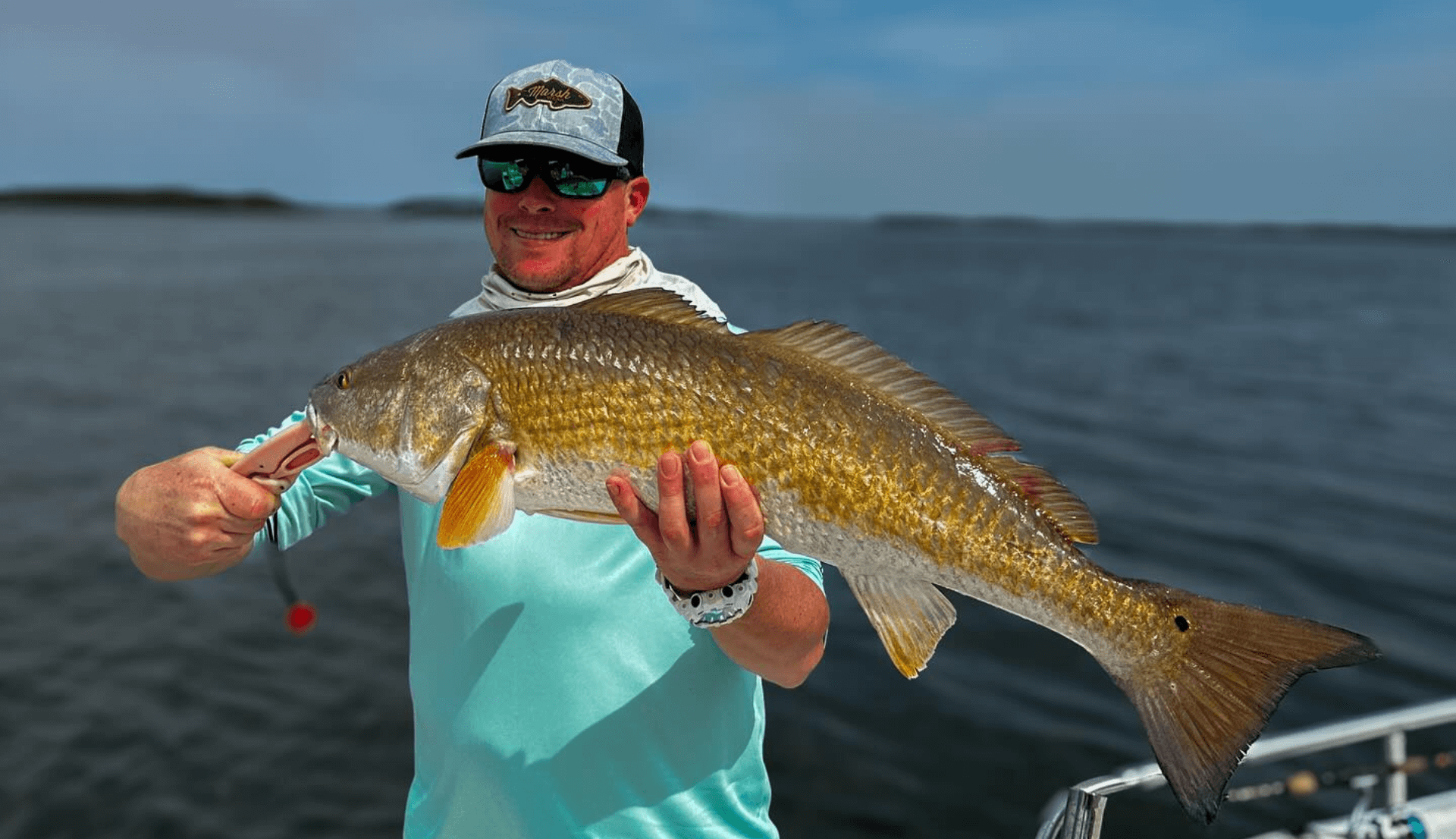 Redfish caught on a Homosassa fishing charter