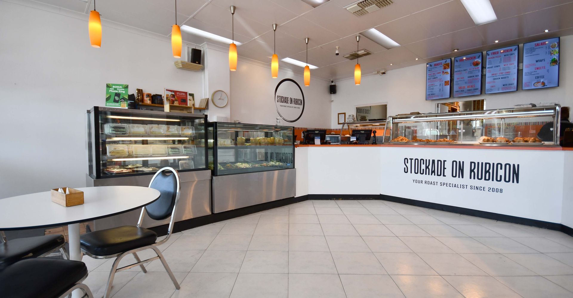 Hot food, salads and coffee - take away - Stockade on Rubicon