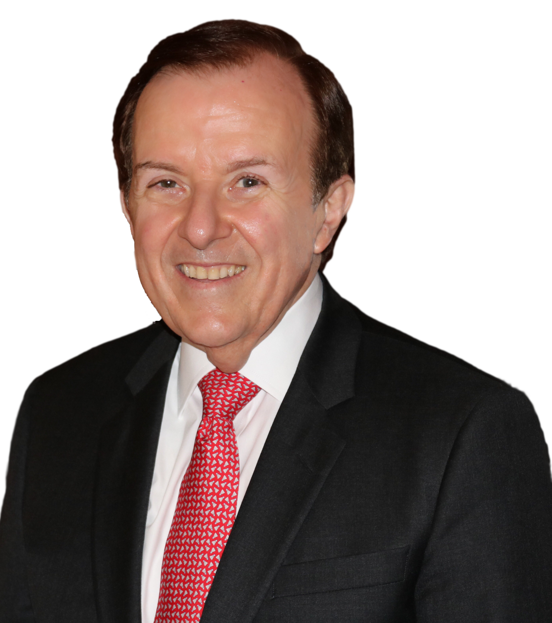 Andre Mardon in a suit and tie is smiling for the camera.