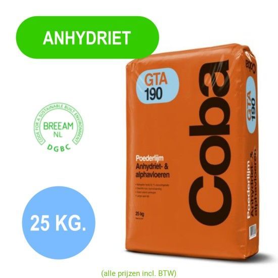 Coba GTA 190 Poederlijm 25kg
