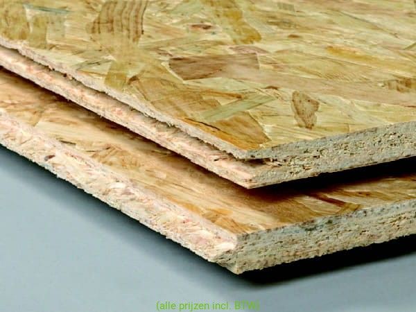 Smartply OSB-3, dikte 18 mm. 244x122cm 2-Zijdig T&G FSC Mix 70%