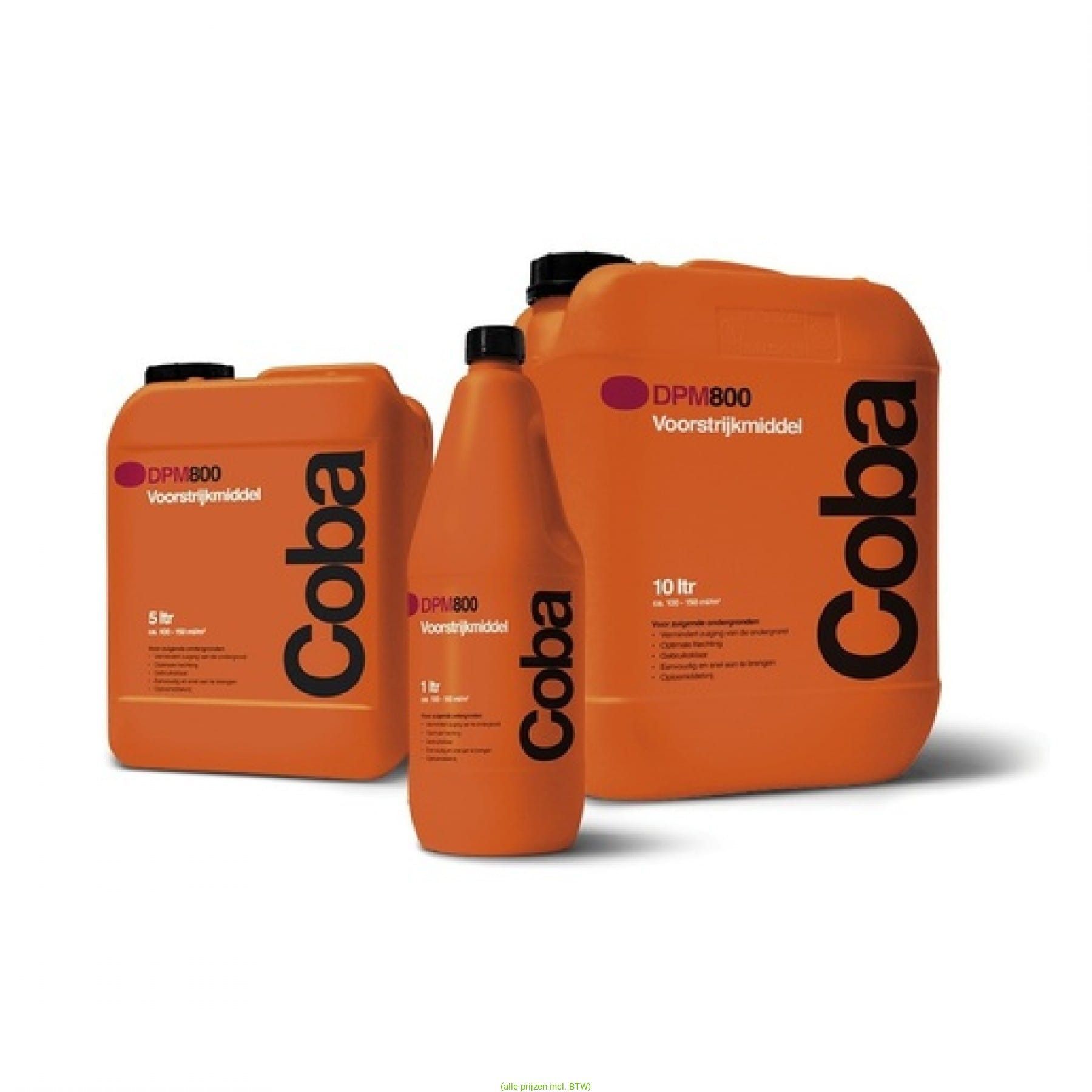 Coba DPM 800 Voorstrijkmiddel 1, 5 en 10 liter