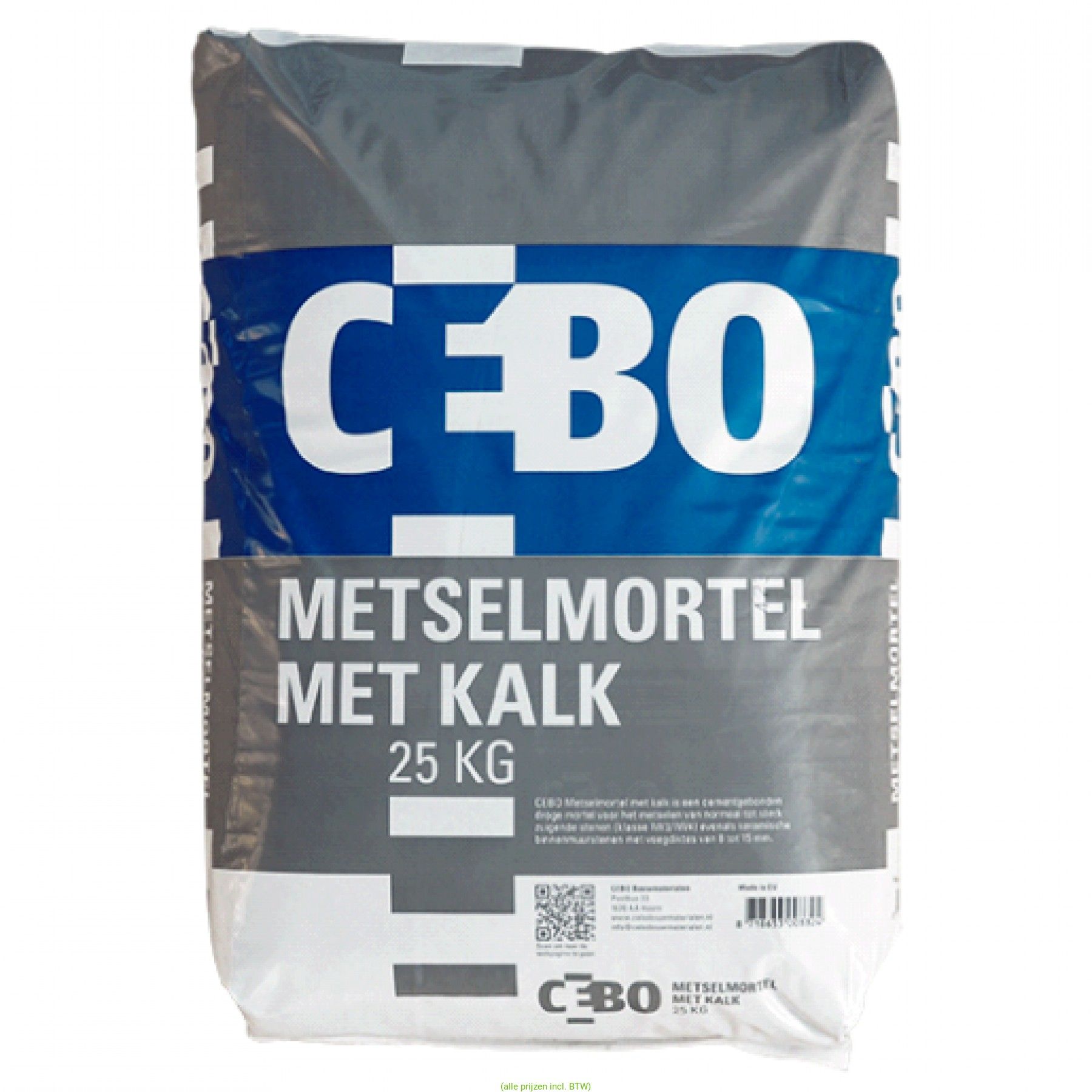 Cebo Metselmortel Met Kalk 25kg