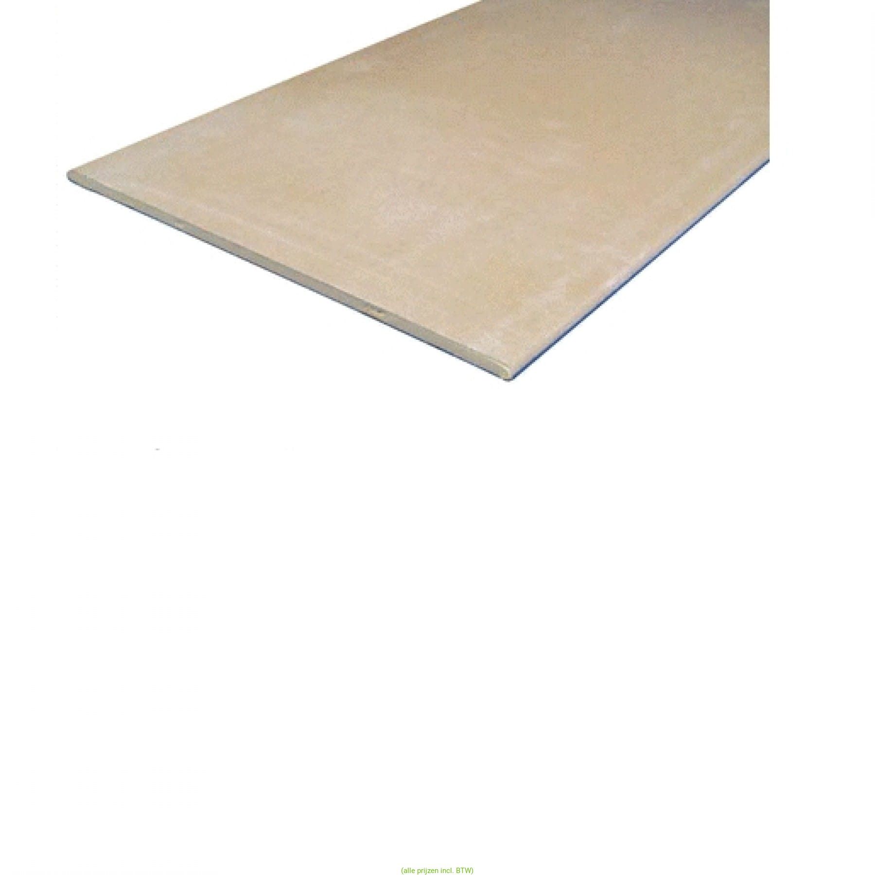 Gyproc Gyplat Stucplaat 2000x600x9.5 mm. Vezel versterkt!!