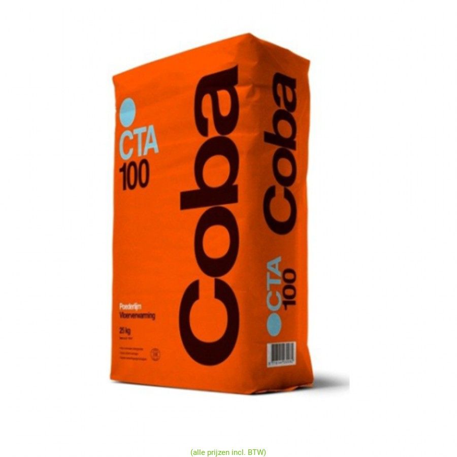 Coba CTA 100 Poederlijm Grijs 25kg . Vloeren