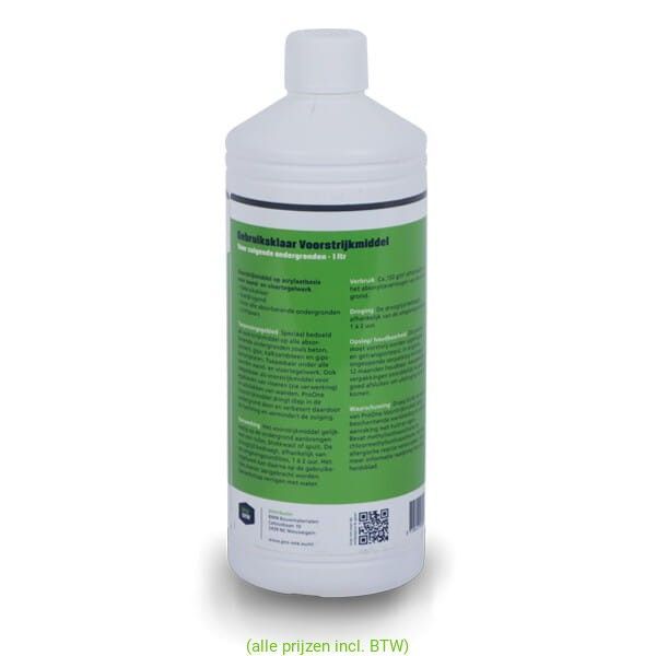 Pro One, Voorstrijk, 1 of 10 Liter, Zuigende Ondergrond