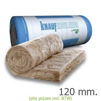 Knauf Naturoll 037 glaswolrol 650x58x12cm. Rd 3.20  2 Rollen = 7,54m2 (1)