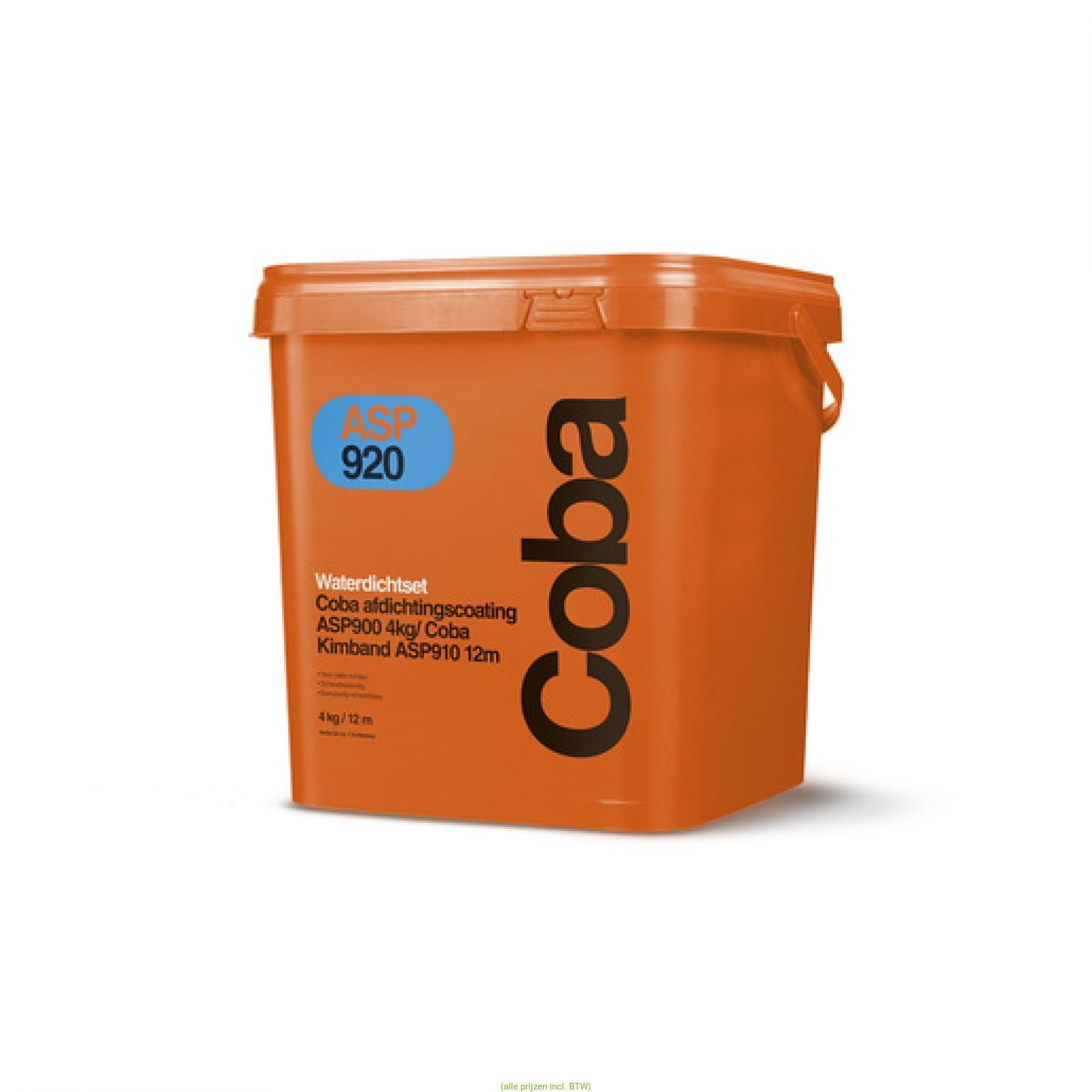 Coba ASP 920 Waterdichtset, 4 kg. waterdichtpasta & 12 m. kimband