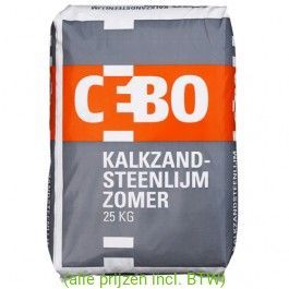 CEBO Kalkzandsteenlijm, Zomer 25 KG .