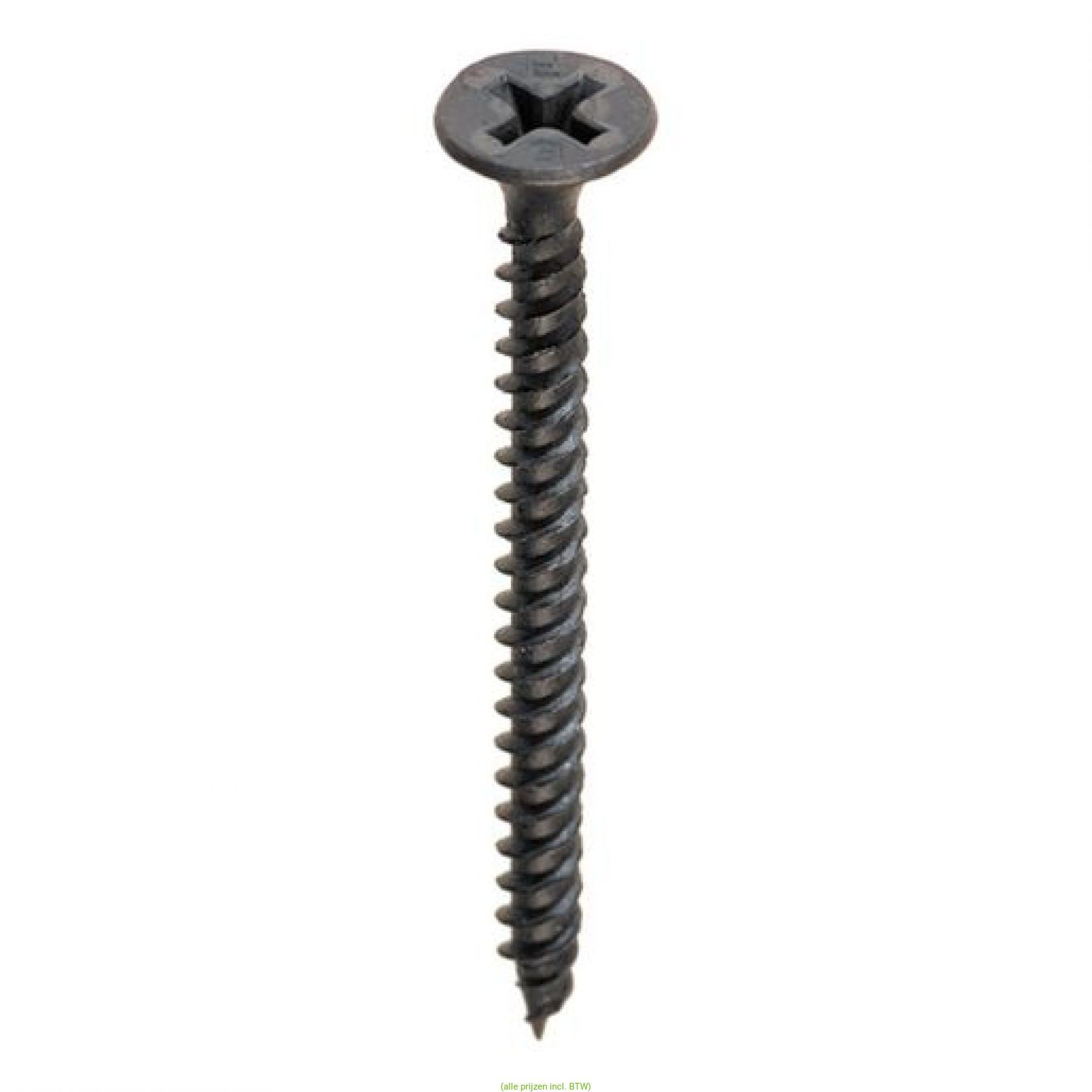 Pro One Snelbouwschroef 3.5x35mm. 1000st. Fijne draad, Gefosfateerd