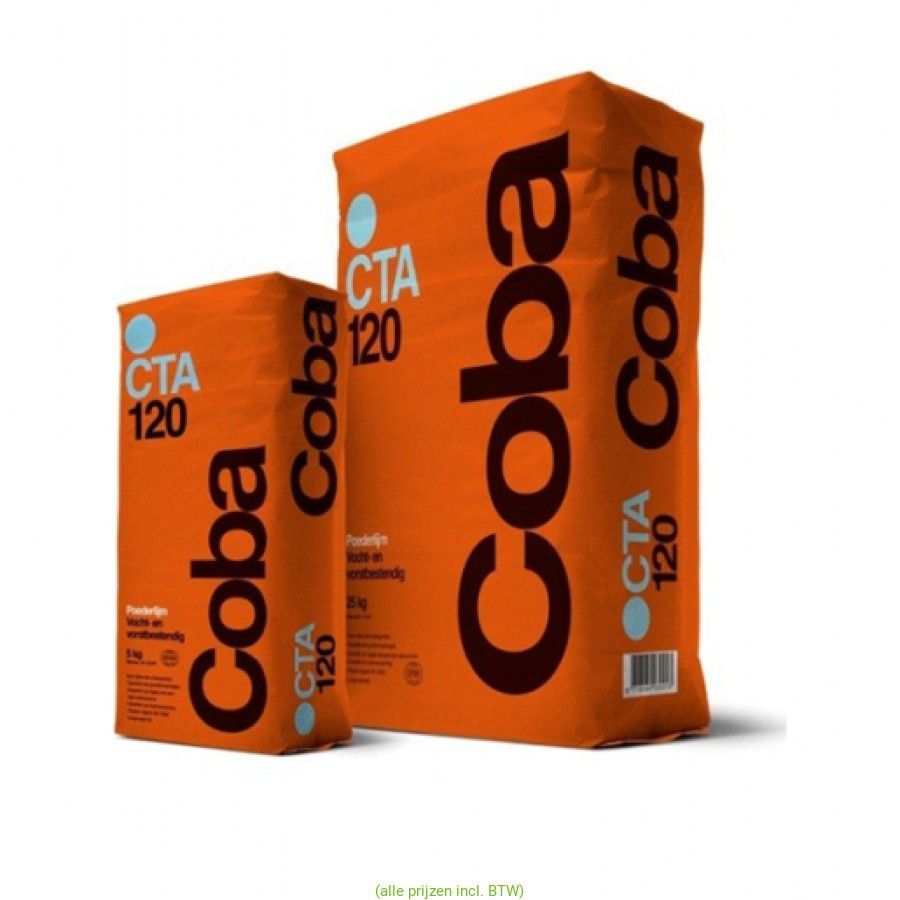 Coba CTA 120 Poederlijm 25kg.  Vocht & vorstbestendig
