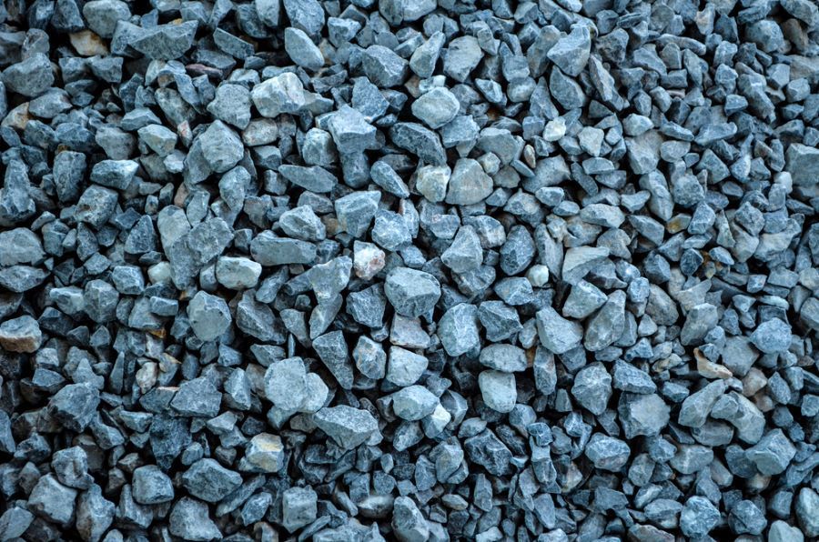 Pile of Blue-Gray Gravel Rocks — Cessnock Landscaping Supplies In Cessnock, NSW