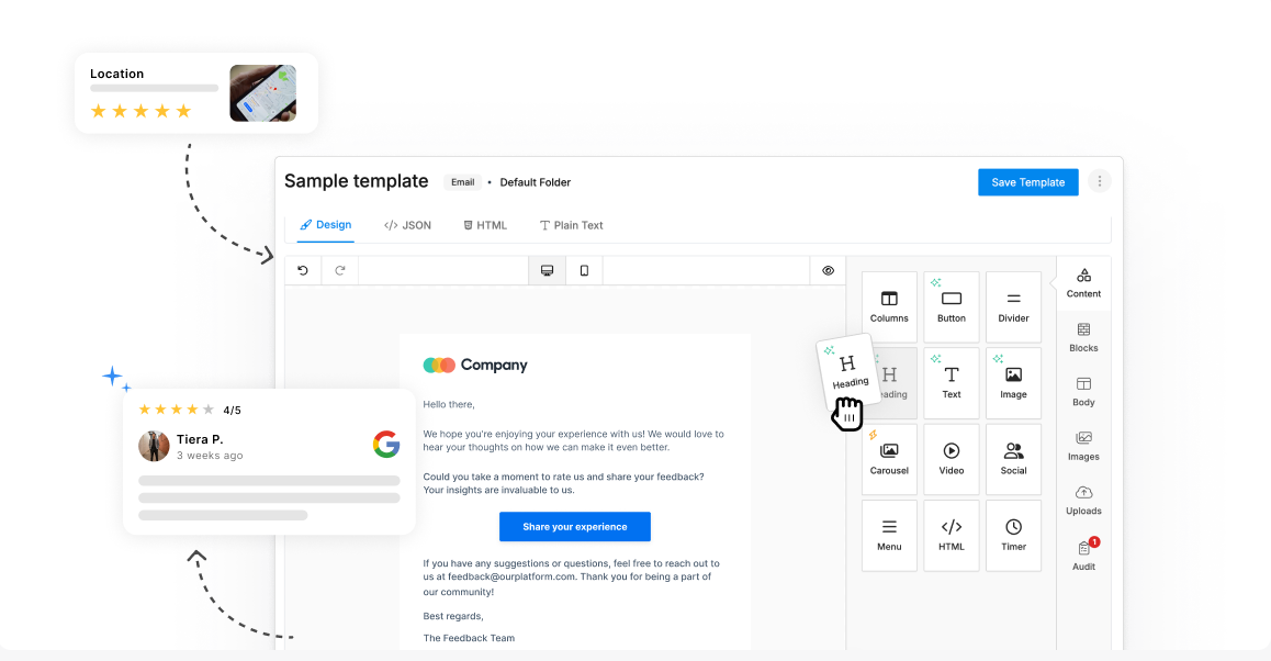 Web page showing a Google sign-in form with a blue “Continue” button and a small app launcher grid on the right