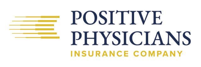 The logo for the positive physicians insurance company