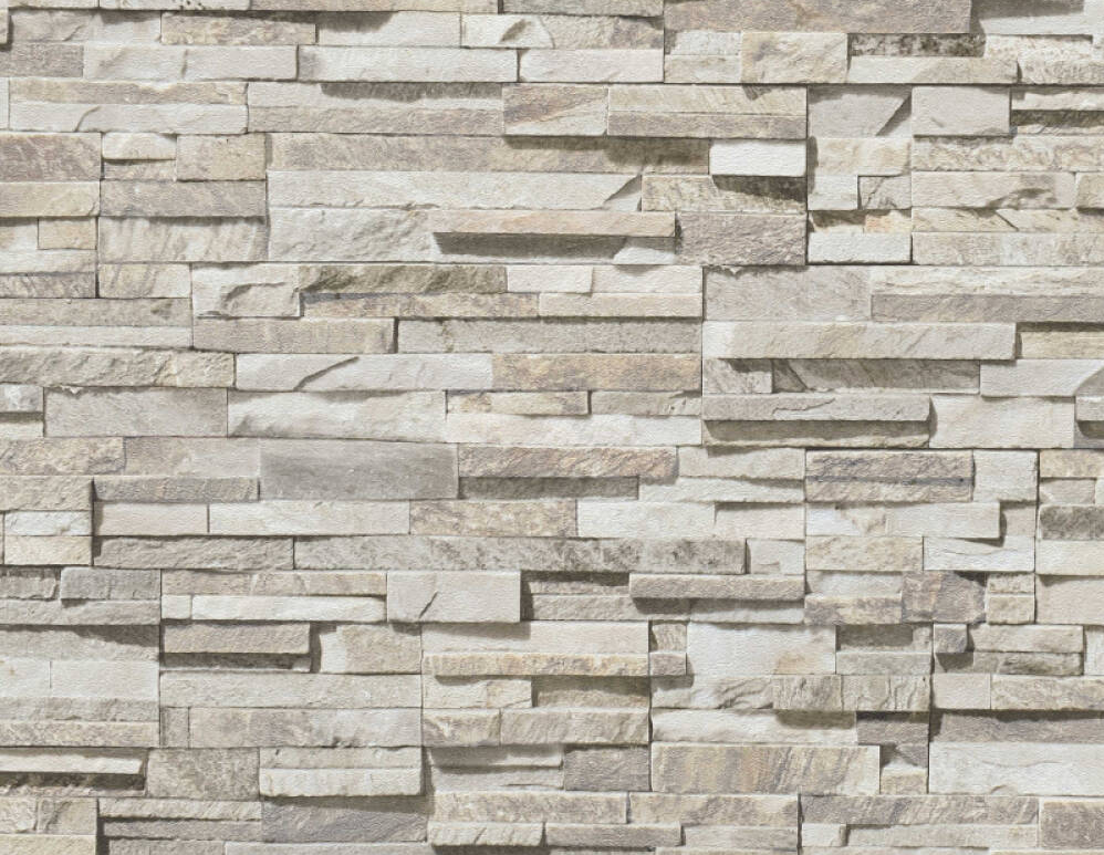Beige Brick Effect wallpaper