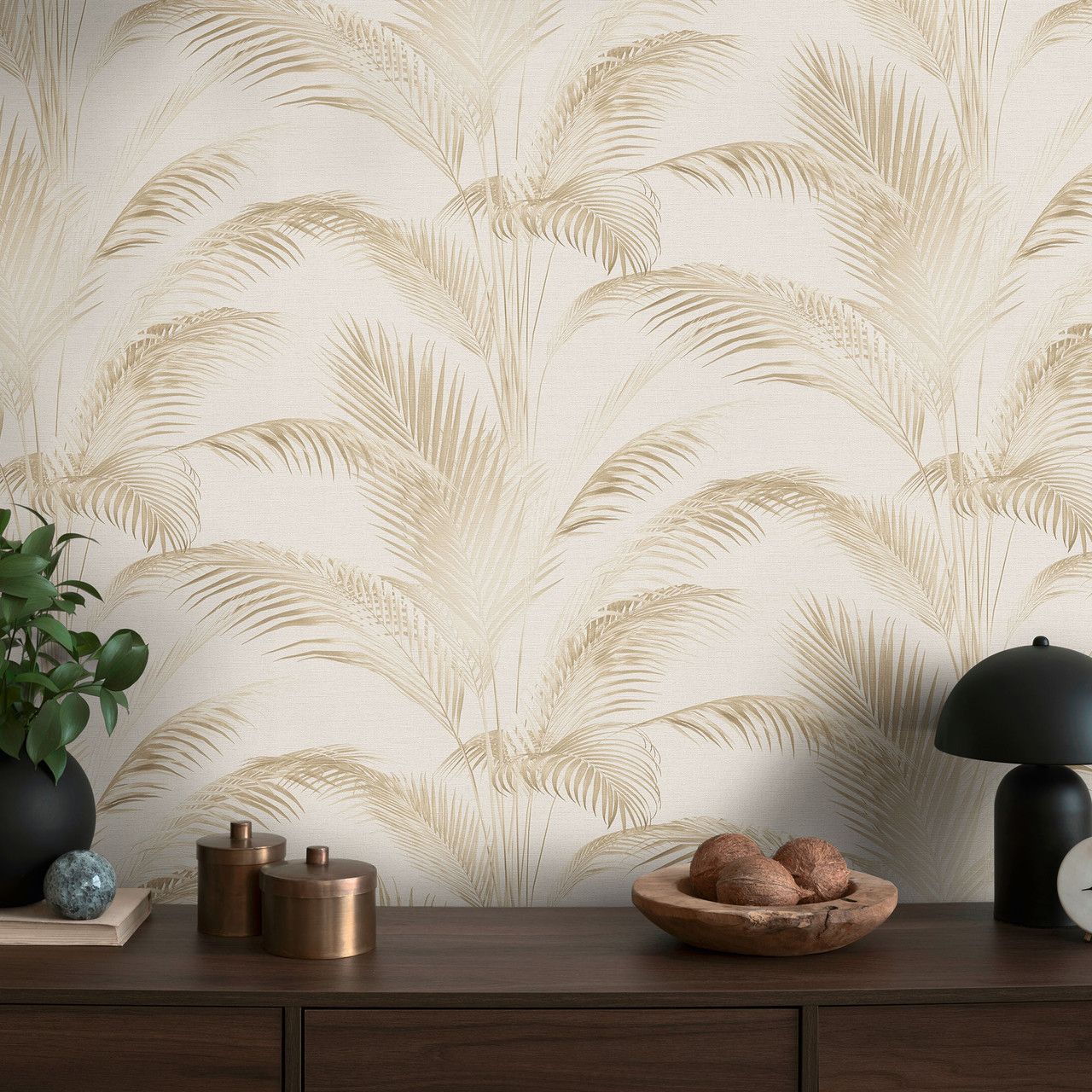 Green Leaf Effect wallpaper