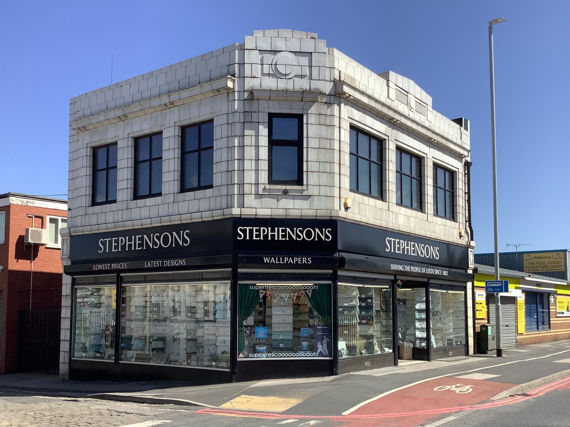 Stephensons shopfront