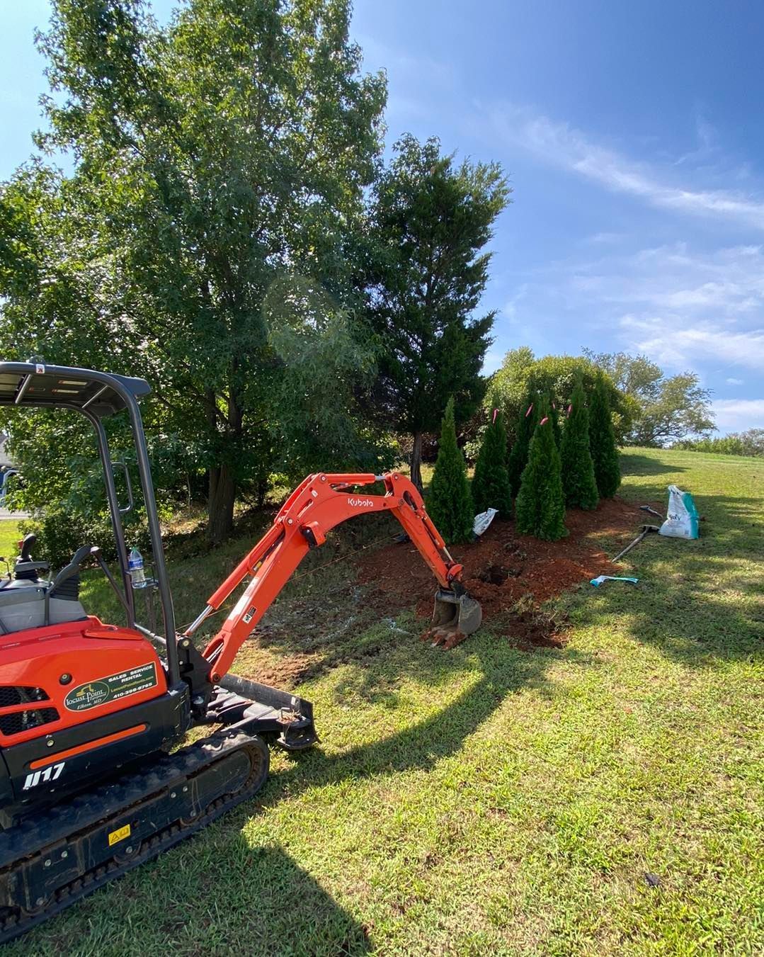 Planting Trees — Cecil County, MD — Banks Land Management