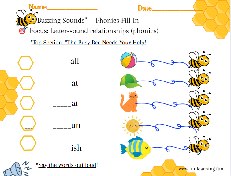 Kindergartner Reading/Sight Words