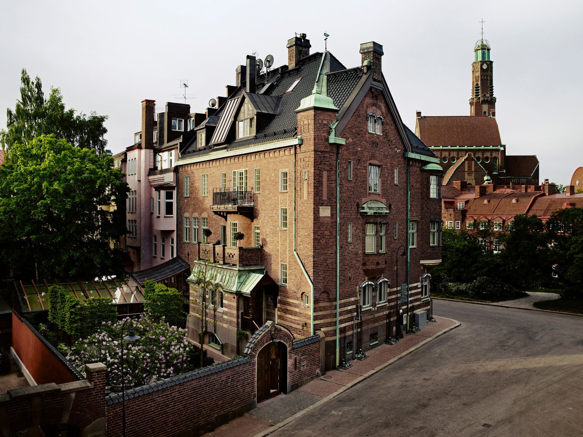The outside of Ett Hem Hotel in Stockholm.